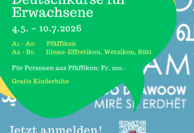 Neue Deutschkurse ab Mai 2026